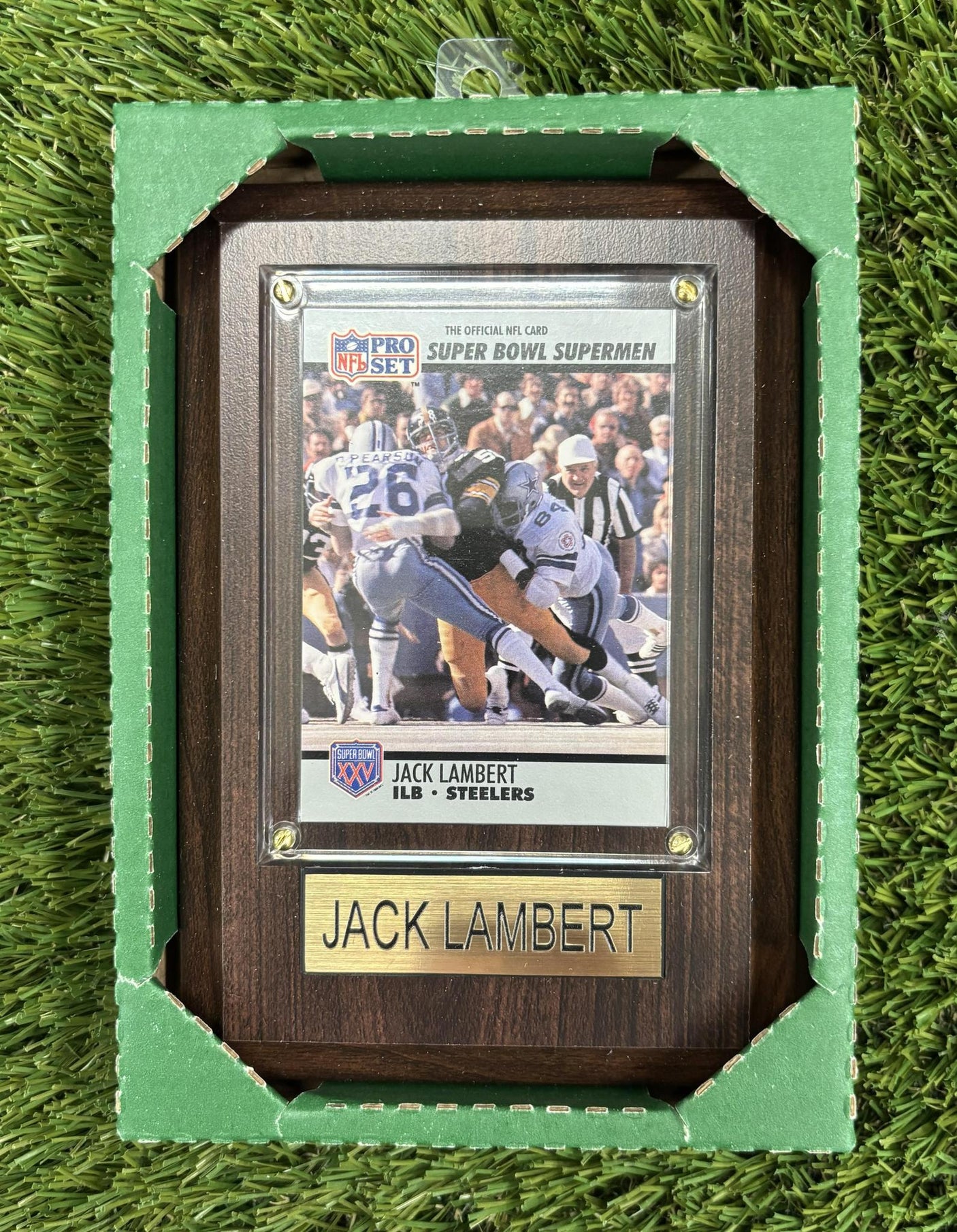 Jack Lambert 4x6 Plaque