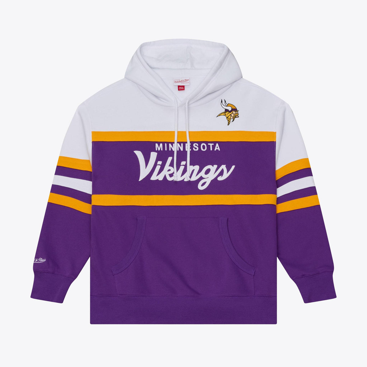 Vikings 2026 Mitchell & Ness Men's NFL Head Coach Hoodie Pro Football Hall of Fame
