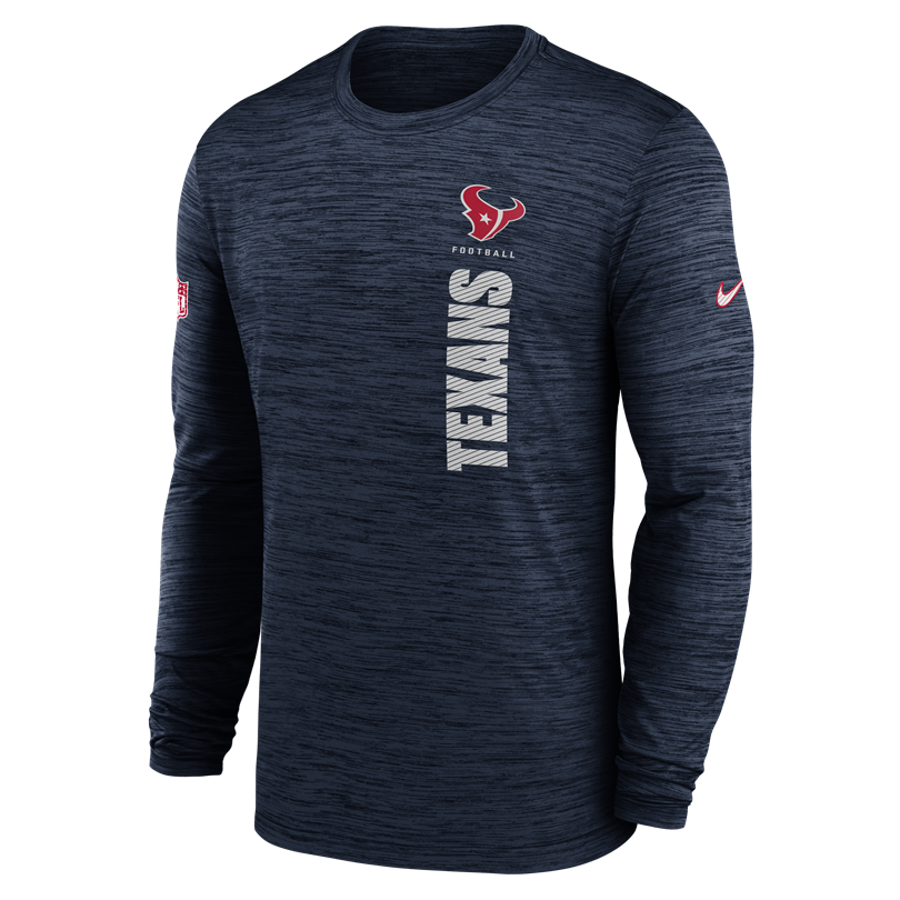 Texans Men's Nike Velocity Long Sleeve T-Shirt