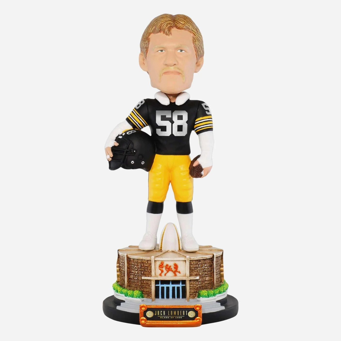 Steelers Jack Lambert Pro Football Hall of Fame Rotunda Bobblehead (10358061498644)