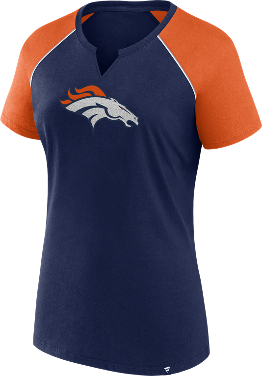 Broncos Women's Glittered Short Sleeve T-Shirt