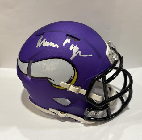 Alan Page Autographed Vikings Mini Helmet