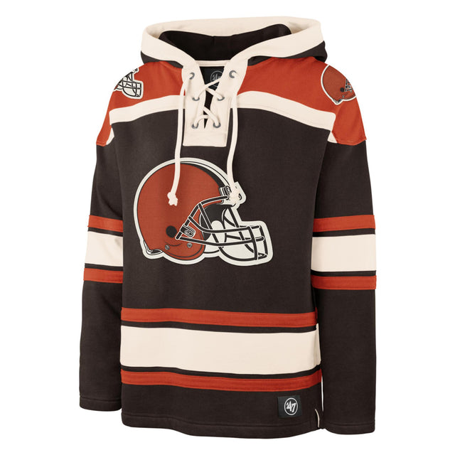 Browns 2024 '47 Brand Superior Lacer Sweatshirt