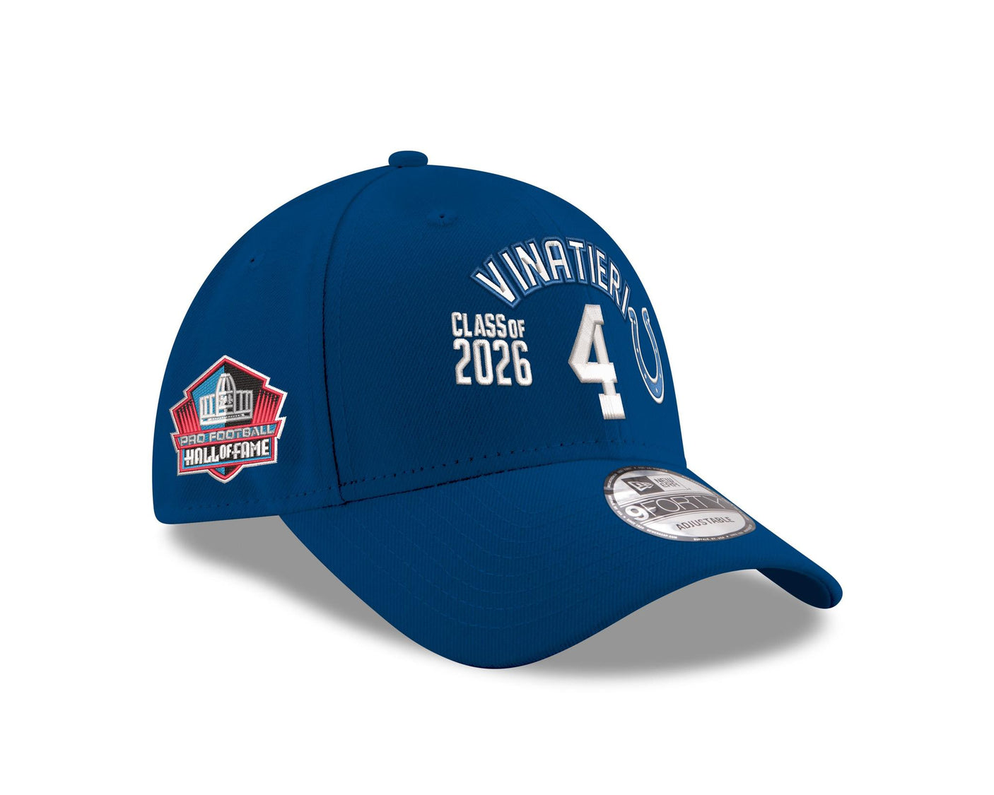 Adam Vinatieri Colts Class of 2026 New Era GCP 9FORTY Name and Number Hat