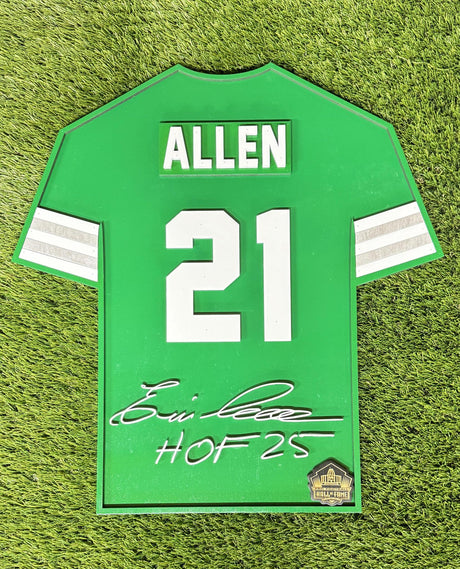 Eagles Eric Allen Class of 2025 Wood Jersey 3D Sign