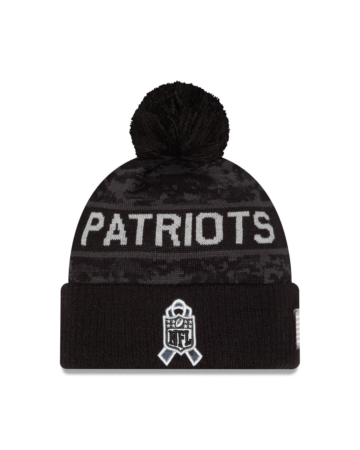 Patriots 2026 New Era Men's Salute to Service Knit Pro Football Hall of Fame
