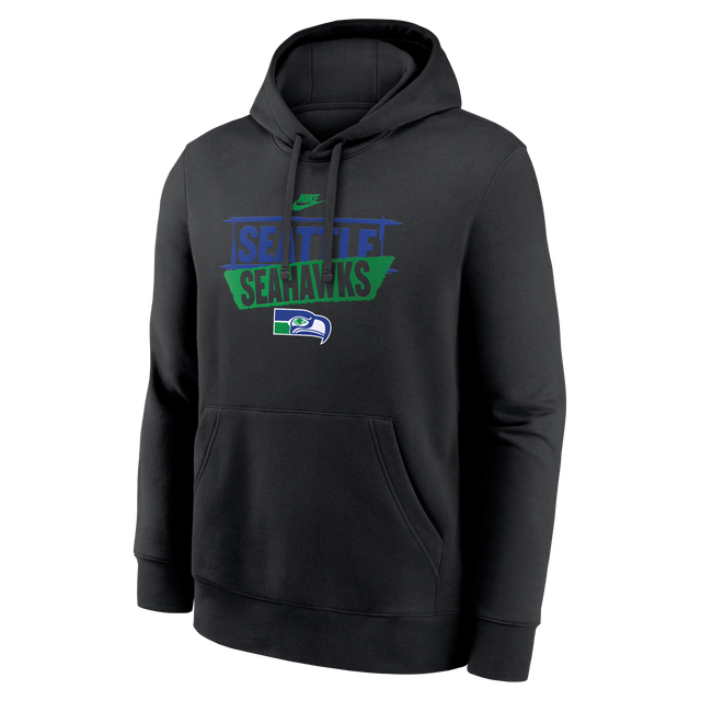 Seahawks 2026 Nike Men's Club Fleece Team Wordmark Pullover Hoodie