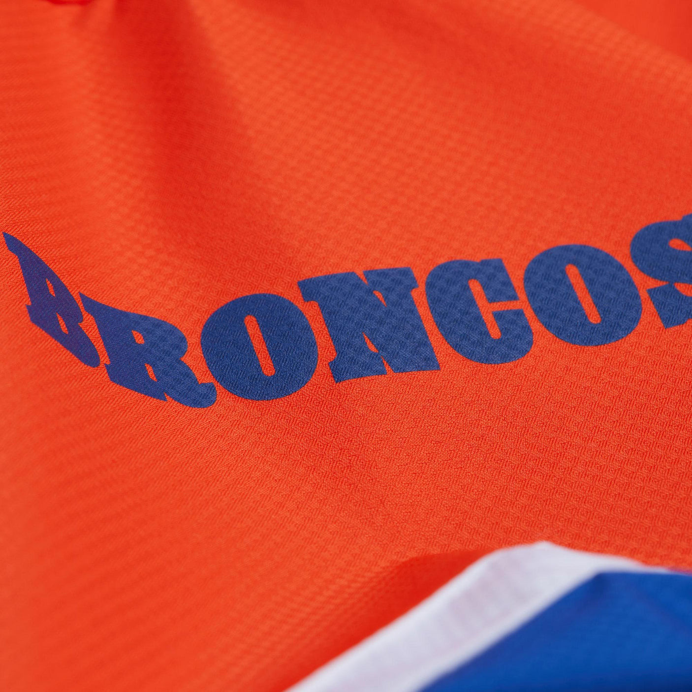 Broncos 2025 Mitchell & Ness Men's NFL Tie Breaker Anorak Vintage Logo Lightweight Windbreaker