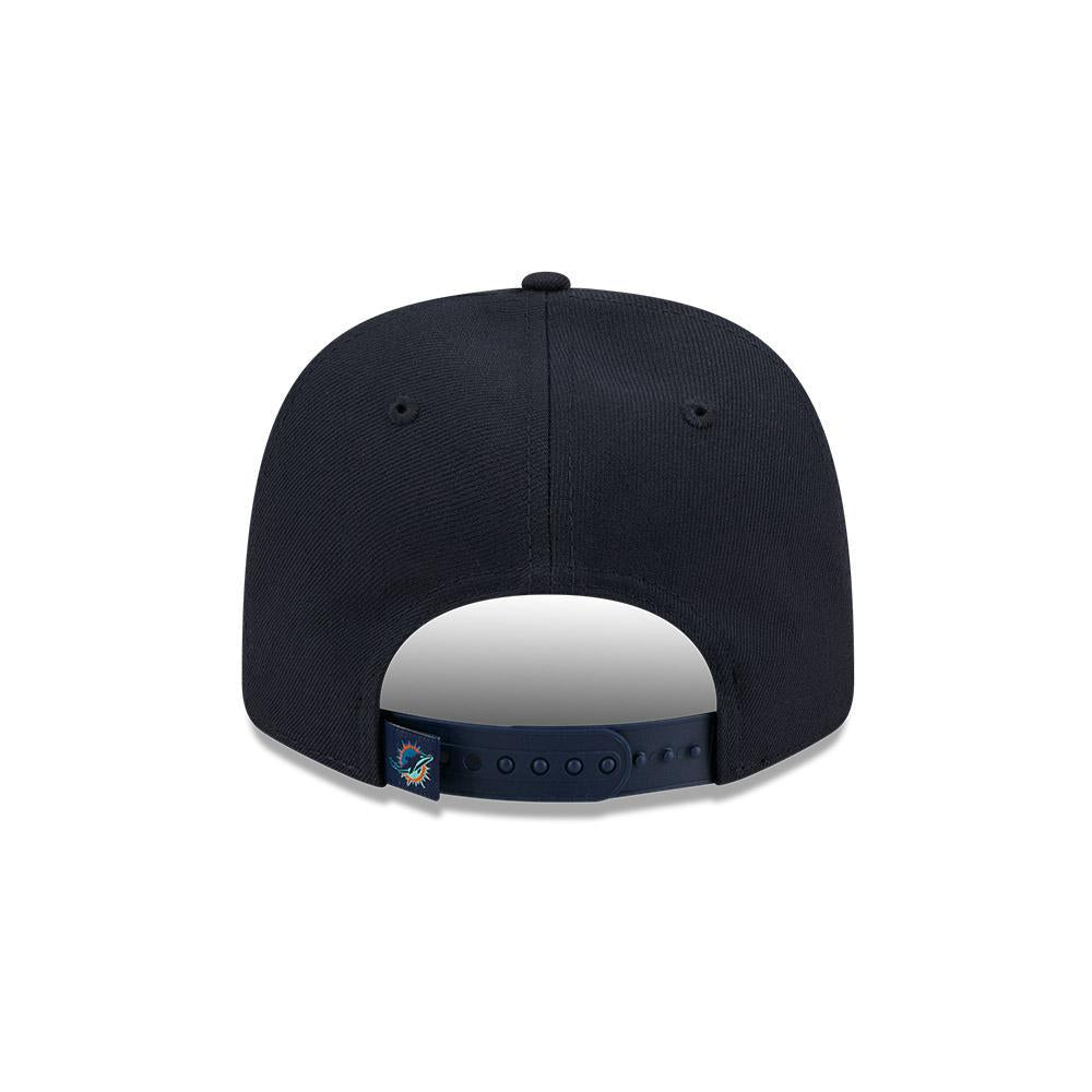 Dolphins 2025 New Era Men's 9SEVENTY Stretch Snap Rival Hat