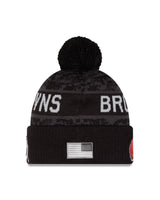 Browns 2026 New Era Men's Salute to Service Knit Pro Football Hall of Fame