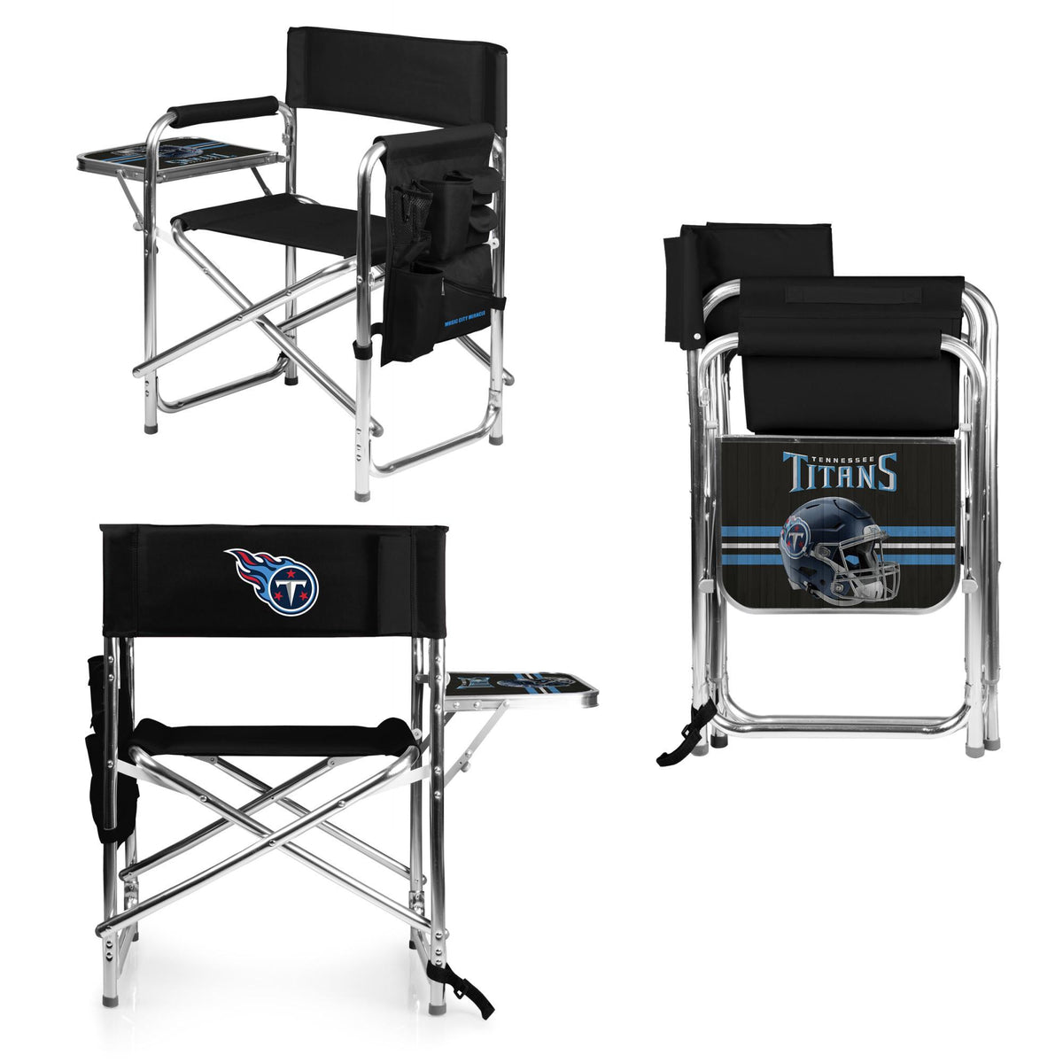 Titans Black Sports Chair