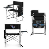 Titans Black Sports Chair
