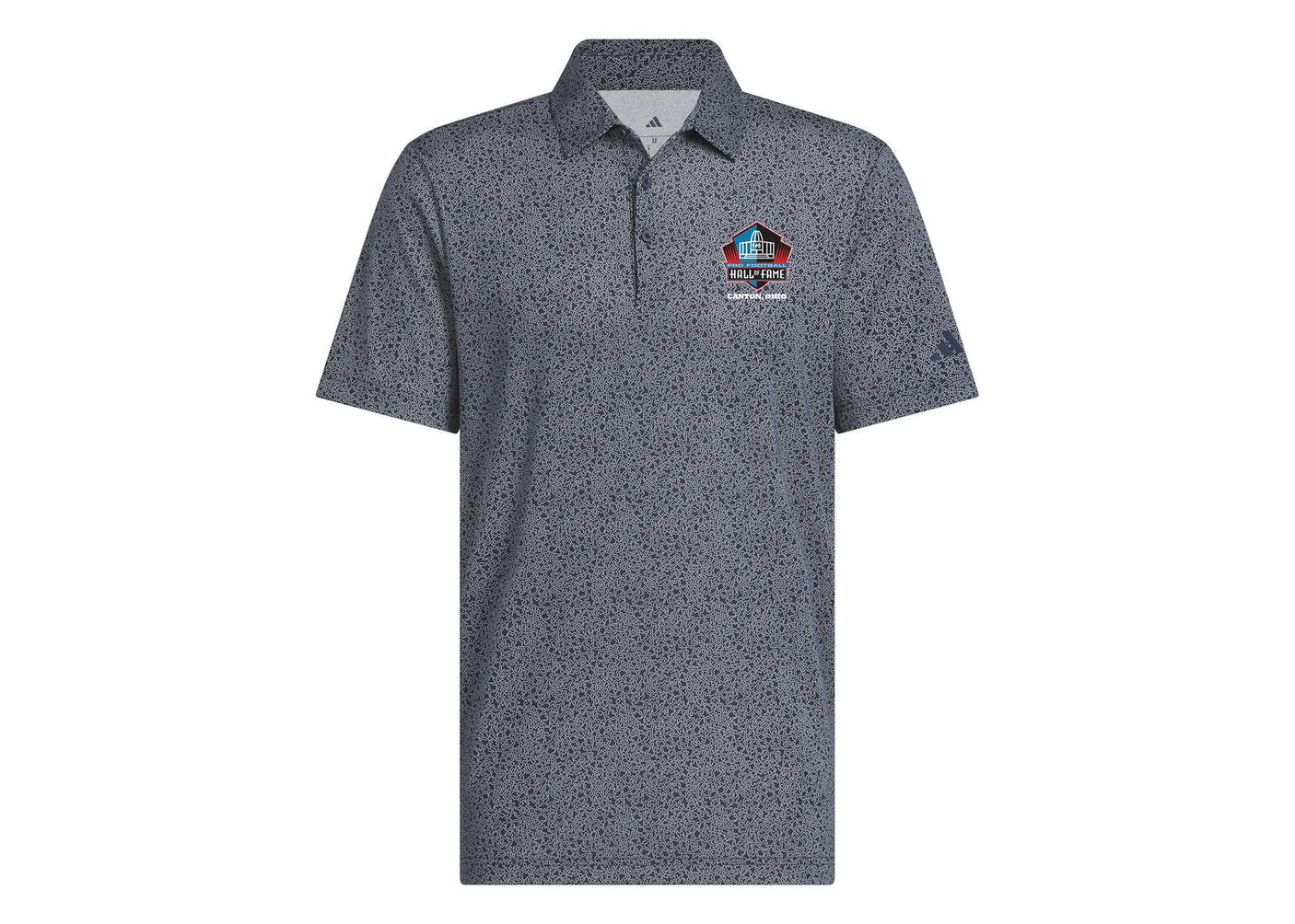 Hall of Fame Men's Navy Adidas Ultimate365 Mini Bunker Polo