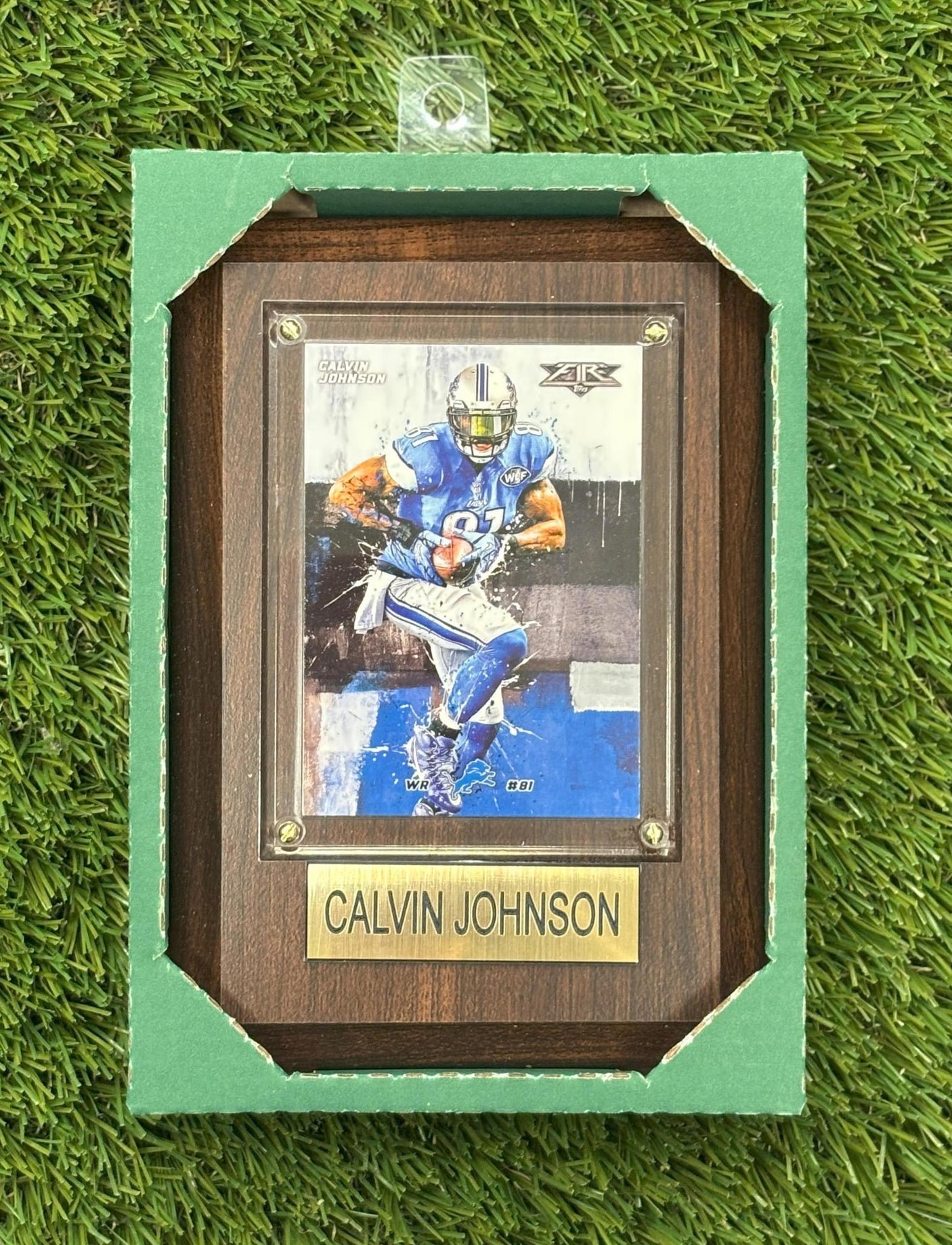 Calvin Johnson 4x6 Plaque