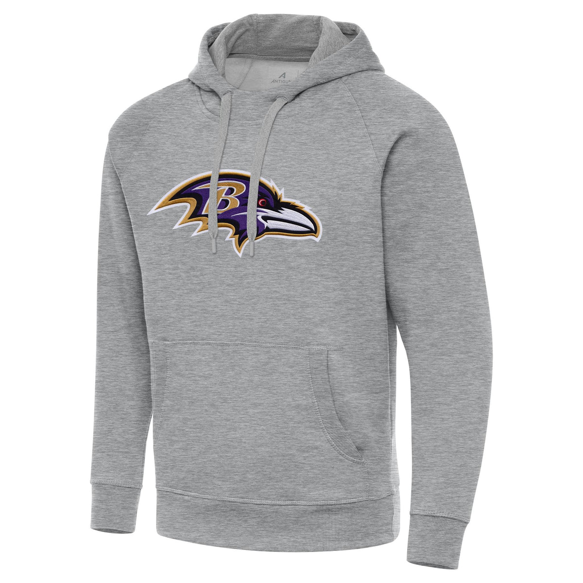Ravens Antigua Men's Cloud Pullover Hoodie Pro Football Hall of Fame