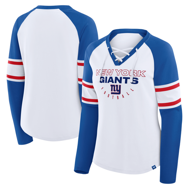 Giants 2025 Women's Fanatics Blitz Package Long Sleeve Fashion Top