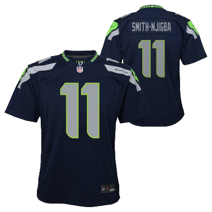 Seahawks Jaxon Smith Njigba Youth Nike Game Jersey S Navy