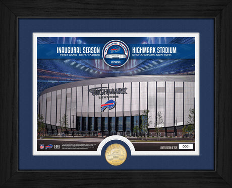 Bills Highmark Stadium Inaugural Season Bronze Coin Photo Mint