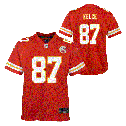 Travis Kelce Youth Nike Game Jersey