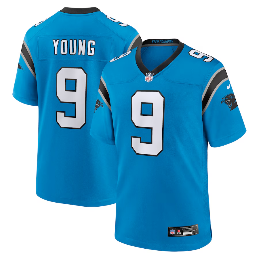 Panthers Bryce Young Men's Nike Game Jersey