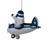 Cowboys Santa Airplane Ornament Pro Football Hall of Fame