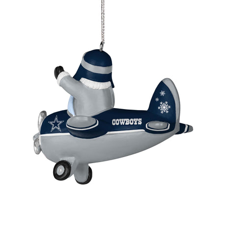 Cowboys Santa Airplane Ornament Pro Football Hall of Fame