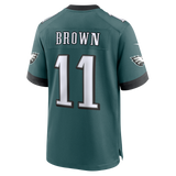 Eagles A.J. Brown Men's Green Nike Game Jersey