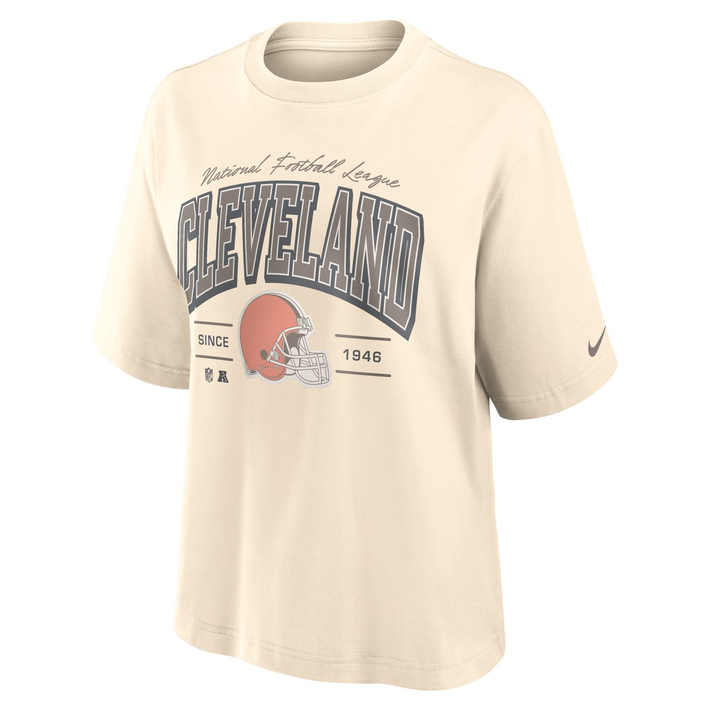 Browns 2026 Nike Women's True Classic Boxy T-Shirt
