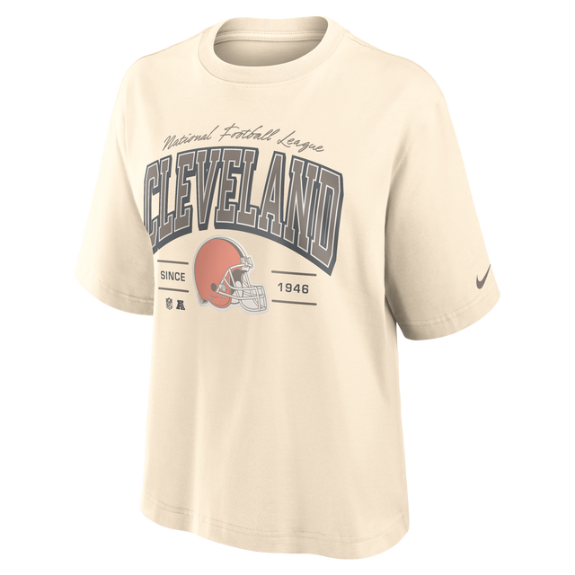 Browns 2026 Nike Women's True Classic Boxy T-Shirt
