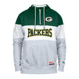 Packers 2024 New Era Men's Throwback Quarter Zip Hood