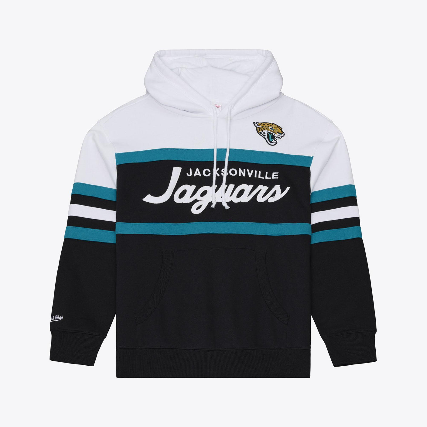 Jaguars 2026 Mitchell & Ness Men's NFL Head Coach Hoodie (10354385289492)