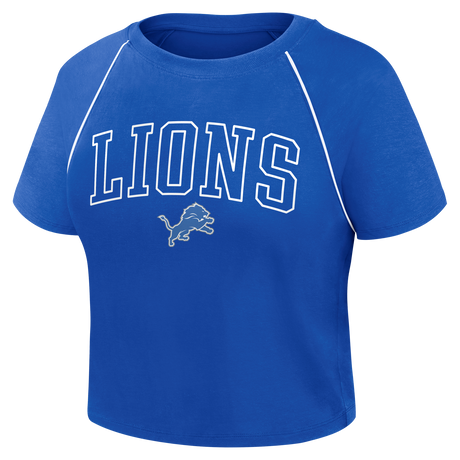 Lions 2026 Fanatics Women's Cropped Short Sleeve Fashion Top
