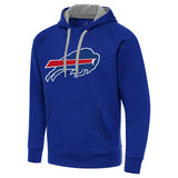Bills Antigua Men's Royal Cloud Pullover Hoodie Pro Football Hall of Fame