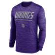 Vikings 2026 Nike Men's Team Issue Velocity Long Sleeve T-Shirt Pro Football Hall of Fame