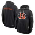 Bengals 2025 Nike Men's Sideline DRI-Fit Hoodie