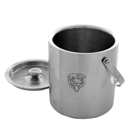 Bears Etched Stainless Steel Ice Bucket
