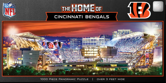 Bengals 1000pc Panoramic Puzzle - Stadium View