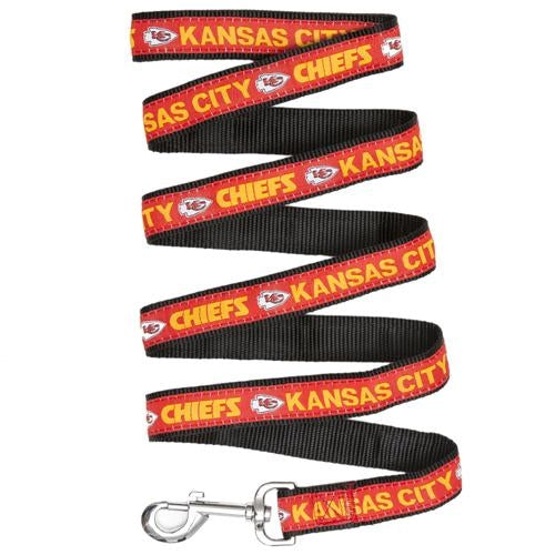 Chiefs Pets First Nylon Dog Leash