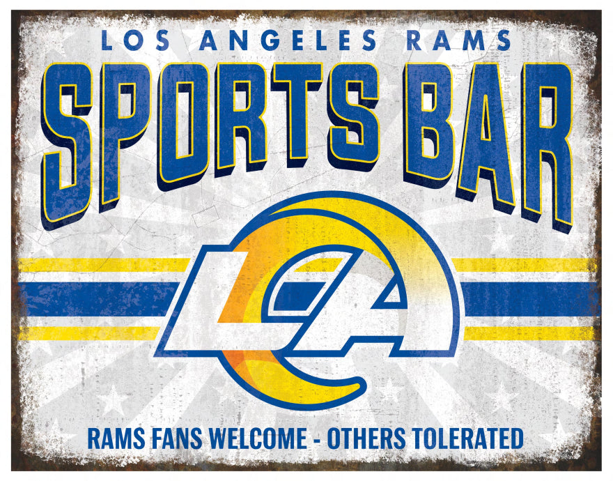 Rams Team Sports Bar Sign