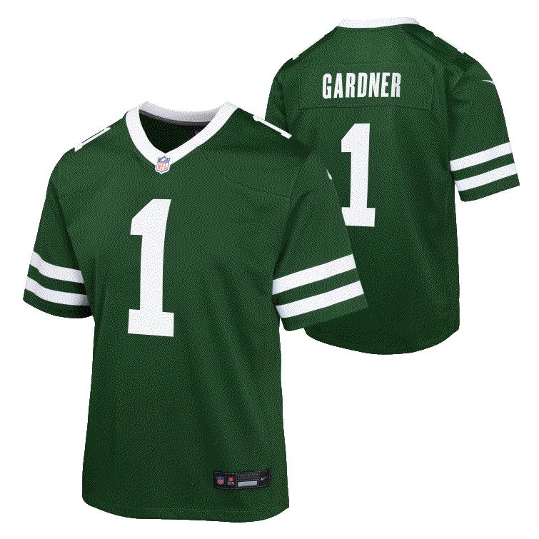 Jets Sauce Gardner Youth Nike Game Jersey