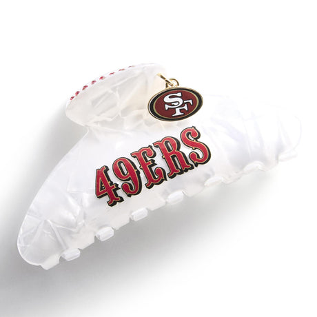 49ers Charm Hair Claw Clip