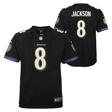 Ravens Lamar Jackson Alternate Youth Nike Game Jersey