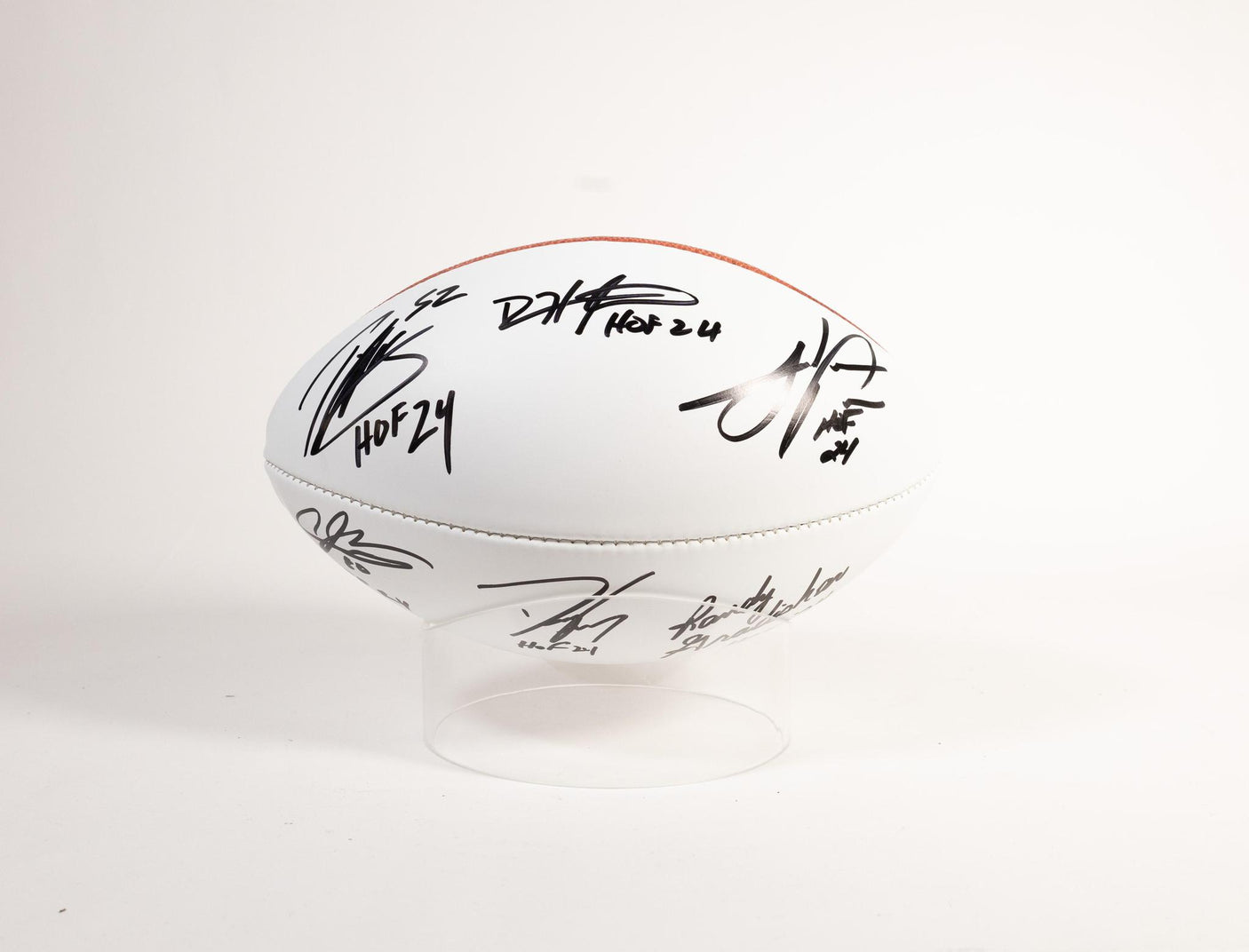 Class of 2024 Autographed Hall of Fame Football