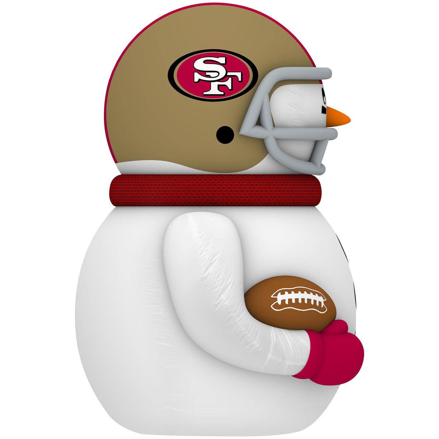 49ers Team Pride Inflatable Snowman Player