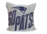 Patriots jacquard pillow