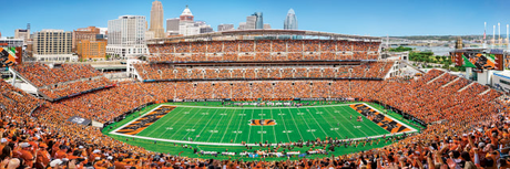 Bengals 1000pc Panoramic Puzzle Pro Football Hall of Fame
