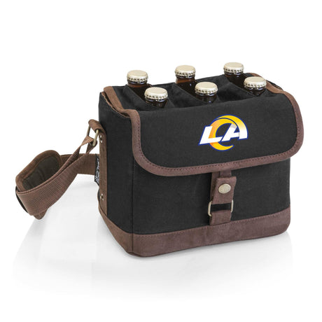 Rams Beer Caddy Cooler Tote with Opener by Picnic Time Pro Football Hall of Fame