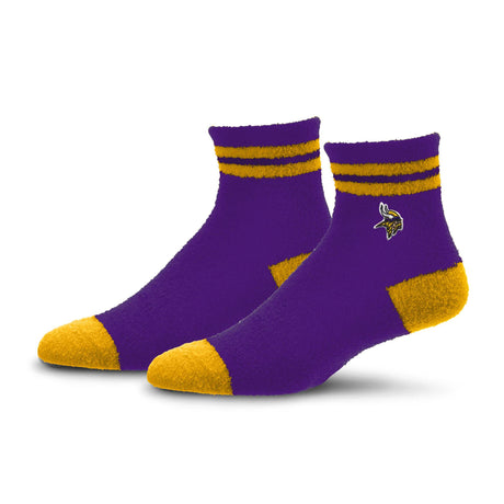 Vikings 2025 Stripe Cozy Sleep Sock