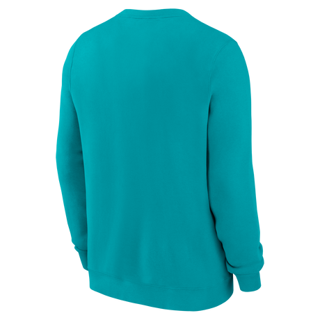 Dolphins 2026 Nike Men's Club Fleece Pullover Crewneck Pro Football Hall of Fame