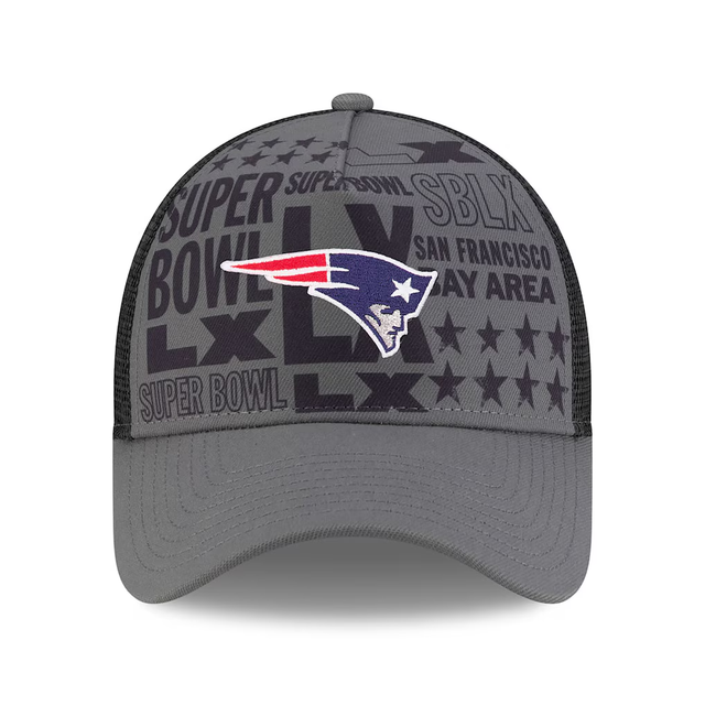 Patriots 2026 New Era Men's AFC Super Bowl LX (60) Participation Hat